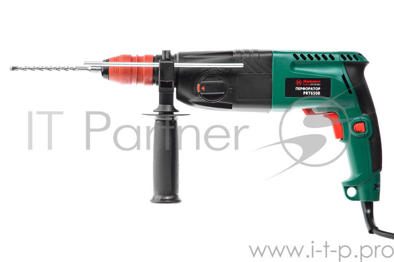 Перфоратор Hammer Flex PRT650В 650 Вт SDS+ 24мм 0-1000об/мин 2.2Дж 3 режима кейс сменный патрон