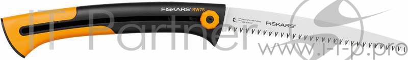 Пила садовая Fiskars Xtract SW75 большой черный/оранжевый (123880)