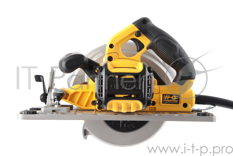 Пила циркулярная DeWALT DWE576К 1600Вт 5200об/мин 190x30мм макс.пропил 61мм в кейсе, для напр.шин