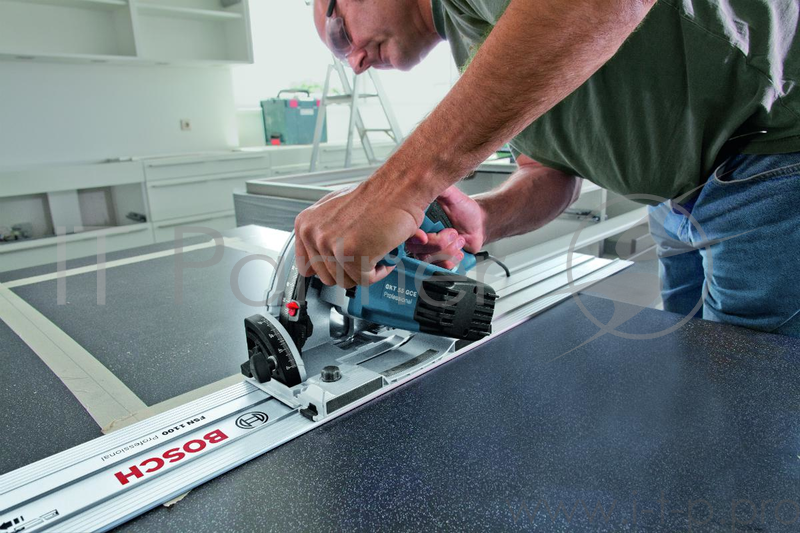 Пила циркулярная BOSCH GKT 55 GCE (0.601.675.000) 1400Вт 3600-6250об/мин 165х20мм пр.57мм ПОГРУЖНАЯ