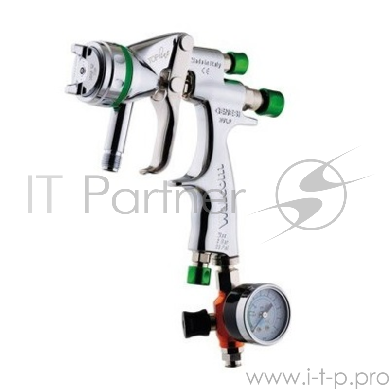 Краскопульт WALMEC GENESI SP HVLP профессиональный сопло 1.3мм 2-2.5бар 250л/мин