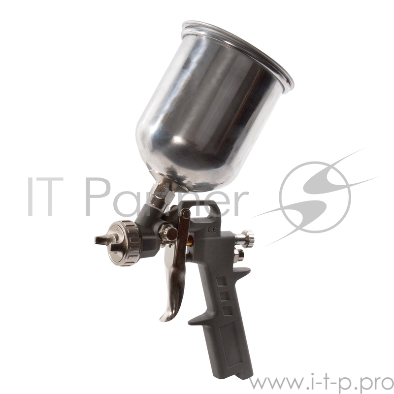 Краскопульт для компрессора QE 770-810 верхний бачок 0.6л сопло 1.5мм разъем EURO