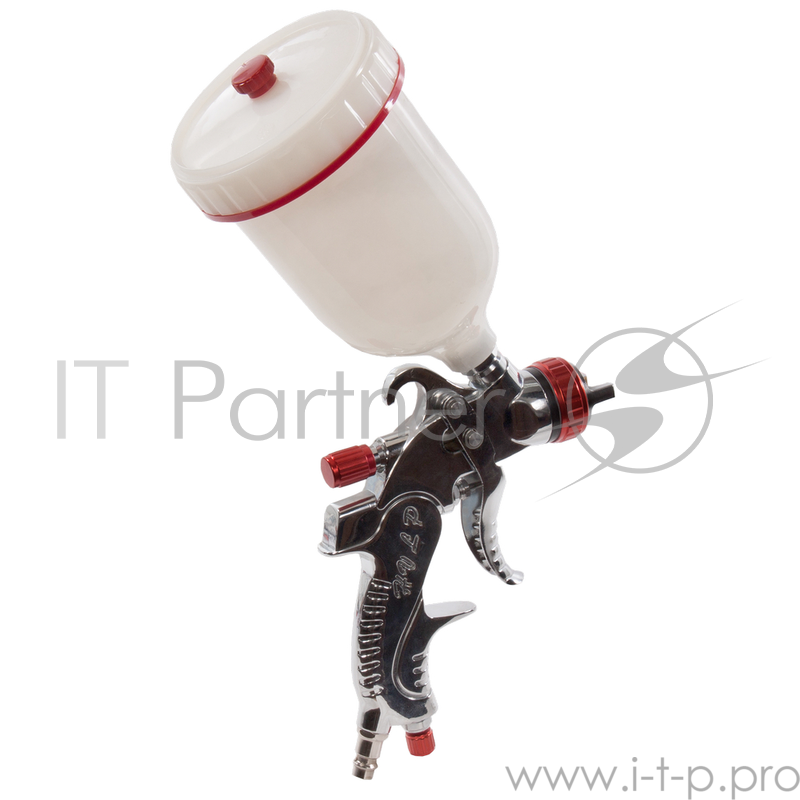 Краскопульт для компрессора QE 770-834 верхний бачок 0.6л сопло 1.4мм разъем EURO, ПРОФИ