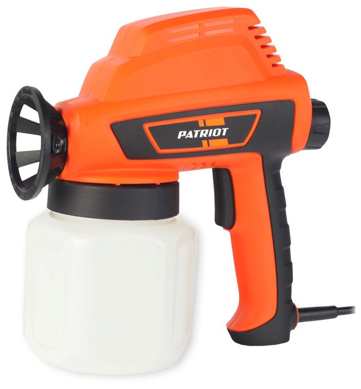 Краскопульт PATRIOT SG110 гибкая насадка, 110 Вт., 60 DIN/сек, 300 мл/мин. Резервуар: 800 мл