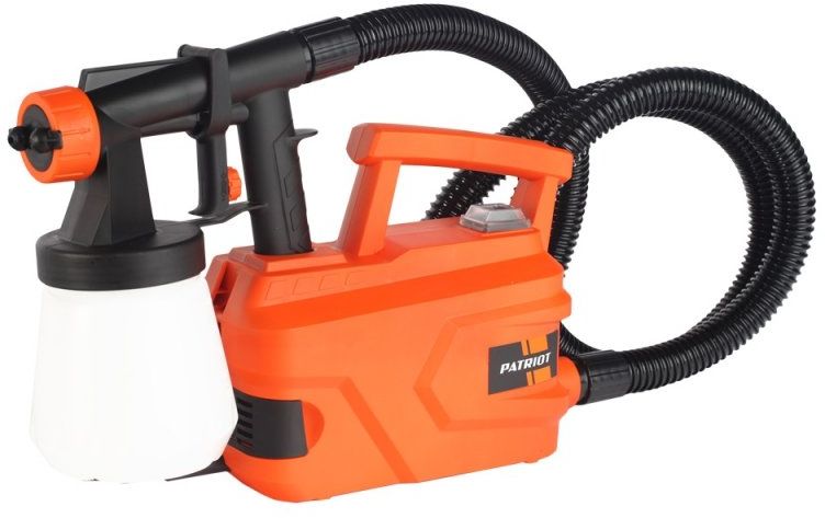 Краскопульт PATRIOT SG 550 HVLP 550 Вт., 50 DIN/сек, Расход 850 мл/мин. Резервуар: 700 мл.