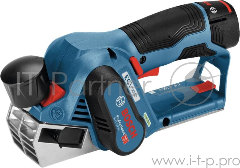 Рубанок BOSCH GHO 12V-20 (06015A7001) 12В 3,0Ач 2х3Ач 14500об/мин шир.56мм гл.2мм 1.5кг