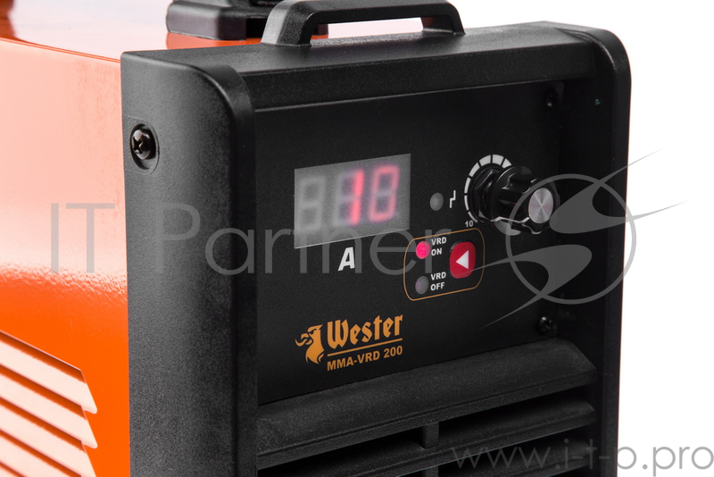 Инвертор сварочный WESTER MMA-VRD 200 10-200A 120-260B ПВ70% 1.6-5.0мм