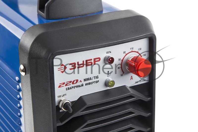 Инвертор ЗУБР ЭКСПЕРТ ЗАС-Т3-220 220В 220А MMA IGBT 64кг