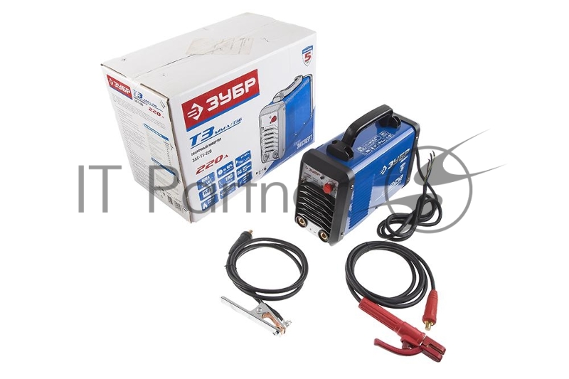 Инвертор ЗУБР ЭКСПЕРТ ЗАС-Т3-220 220В 220А MMA IGBT 64кг