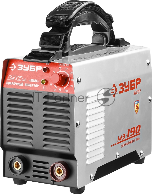 Инвертор ЗУБР МАСТЕР ЗАС-М3-190 220В 190А MMA IGBT 61кг