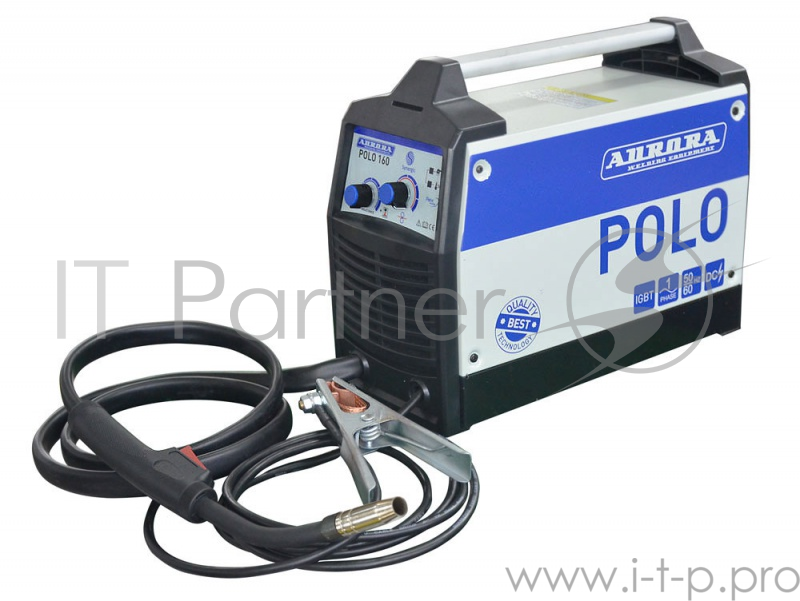 Сварочный синергетический полуавтомат AURORA POLO 160 IGBT 4,9 кВт, 220В, 0.6-0.8 мм, 5,5 кг