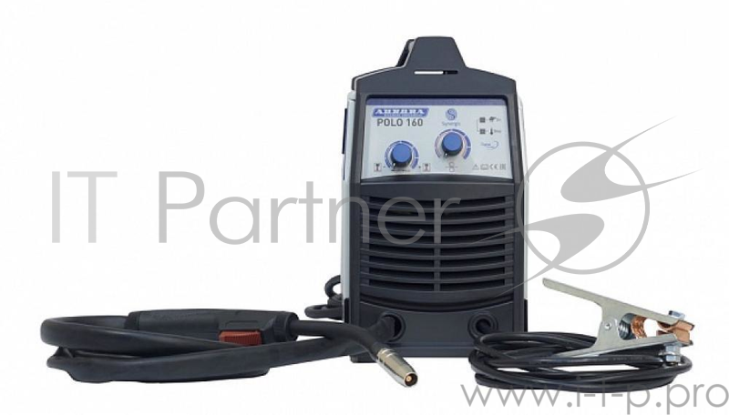 Сварочный синергетический полуавтомат AURORA POLO 160 IGBT 4,9 кВт, 220В, 0.6-0.8 мм, 5,5 кг