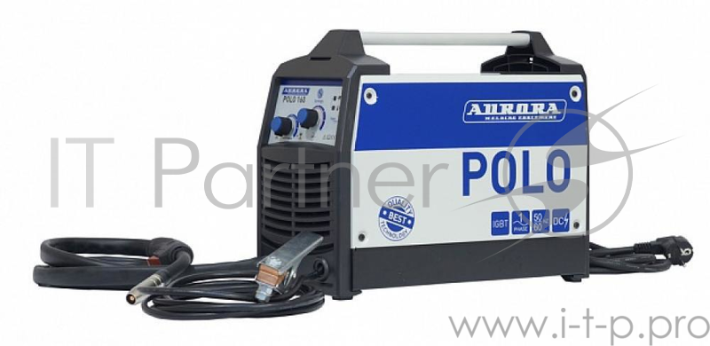 Сварочный синергетический полуавтомат AURORA POLO 160 IGBT 4,9 кВт, 220В, 0.6-0.8 мм, 5,5 кг