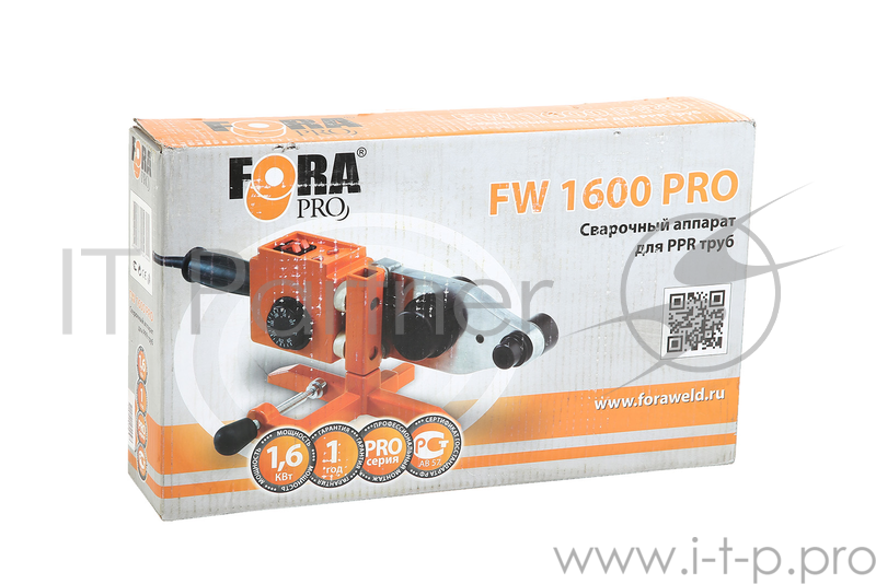 Аппарат для сварки пластиковых труб FORA PROFESSIONAL 1600 1600вт от 20 до 63 мм