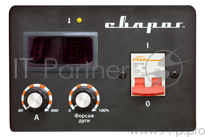 Инвертор сварочный СВАРОГ ARC 250 (R112) 220В 20-225А 7кВА 1.6-5.0мм ПВ60%