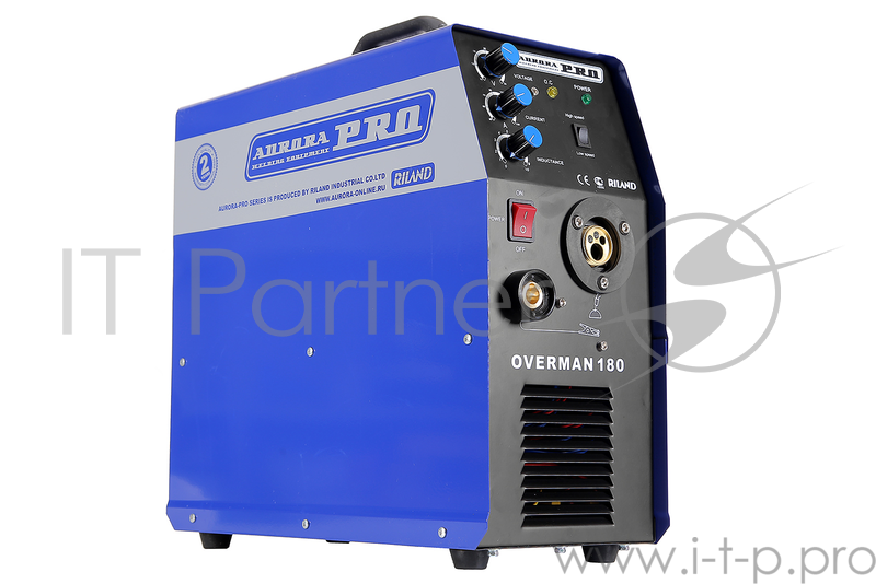 Сварочный полуавтомат AURORA PRO OVERMAN 180 Mosfet 4.7кВА 220В 40-175А 0.6-1мм 15кг