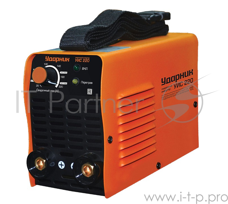 Сварочный аппарат УДАРНИК УИС 220 20-220А Ф5мм 160-250В ПВ 40% инверторный