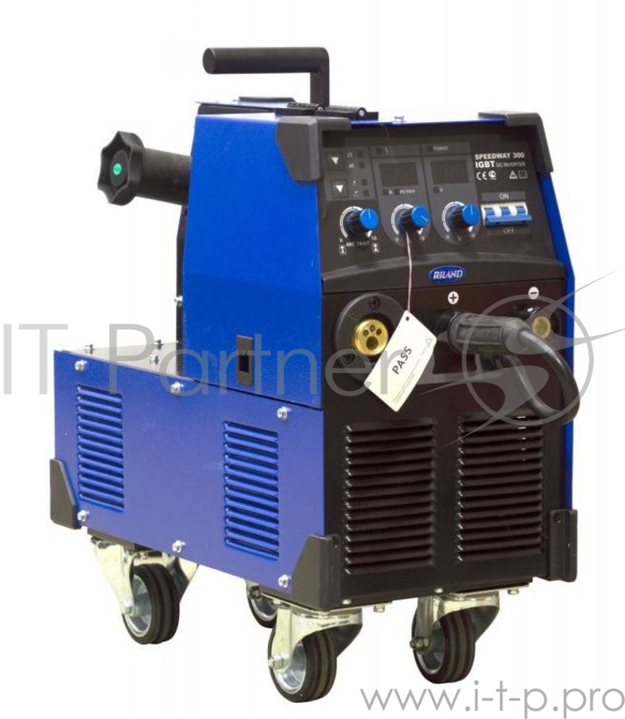 Сварочный полуавтомат AURORA SPEEDWAY 300 IGBT 11.7кВт 380В MIG/MAG/MMA 70-300А 0.8-1.2мм 31.5кг