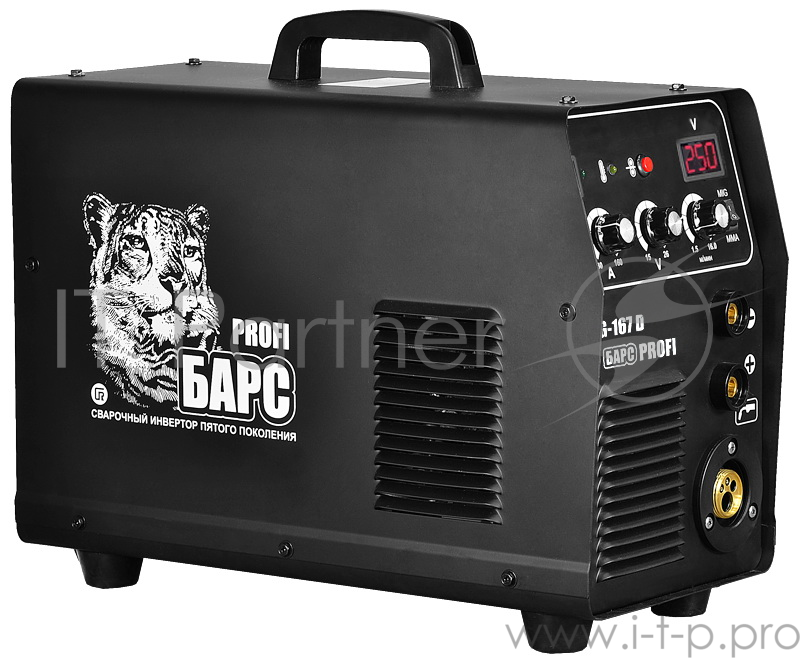 Сварочный полуавтомат БАРС Profi MIG-167 D 7.4кВт 220 расшир. диапазон MIG/MAG+MMA