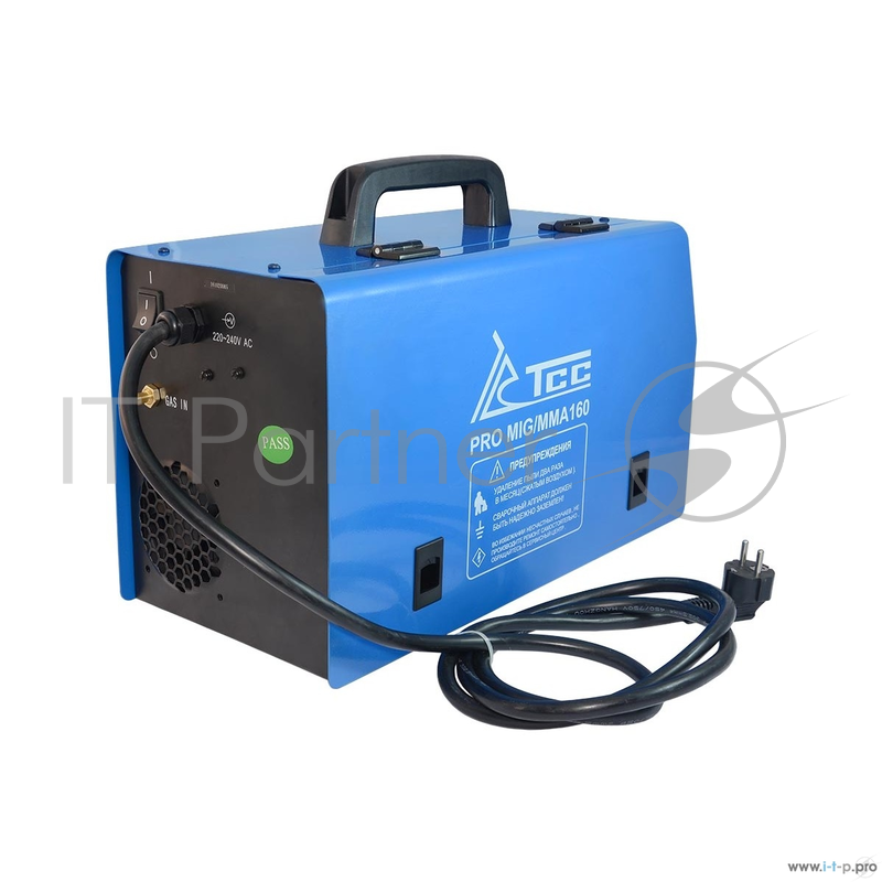 Сварочный инвертор ТСС ТСС PRO MIG/MMA-160 {Гар срок (мес): 12 Масса, кг: 13,9 Свар. ток. ММА, А: 20-160 Напряжение сети: 220В±15% Диаметр электрода, мм: 1.6-4 Свар. ток. MIG, А: 25-160