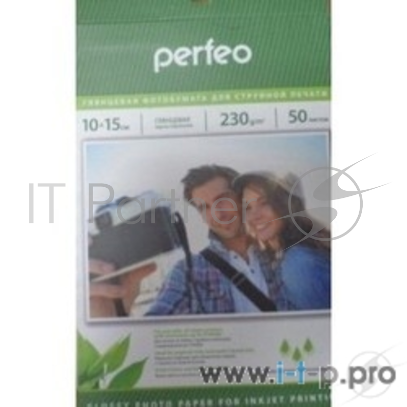 фотобумага Perfeo PF-GLR4-230/50 Бумага Perfeo глянцевая , 10х15 230 г/м2 , 50 л