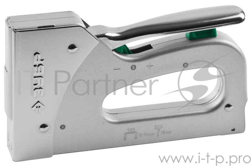 Степлер для скоб ЗУБР T-140 4-31573 3-1: тип 140 (6-16 мм) / 300 (16 мм) / 500 (16 мм)