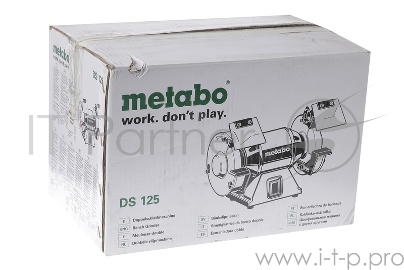 Заточные ( точило ) Metabo DS 125 619125000 Точило { 230В/200вт 125х20х20мм, вес 7,5 кг }