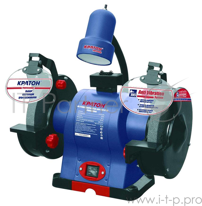 Точило КРАТОН BG 560/200LP 560Вт 2950об/мин диск 200х25х32мм