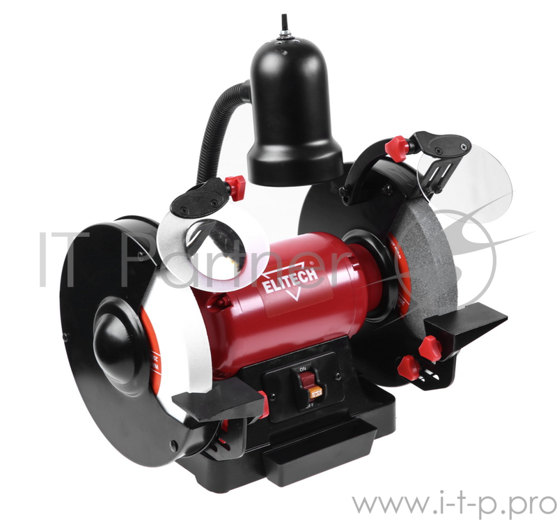 Точило ELITECH СТ600C 600Вт 2850об/мин круг 200x25x32мм с охлажд., подсветка
