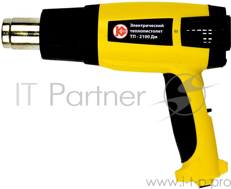 Фен технический КАЛИБР Мастер ТП-2100ДМ 2100Вт 50/70-600гр. дисплей.чем +нас.