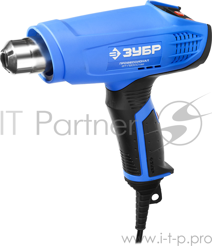 Фен технический ЗУБР ФТ-П2000 М2Д профессионал. керам изол-р жк-дисплей память уставки темпер 2реж