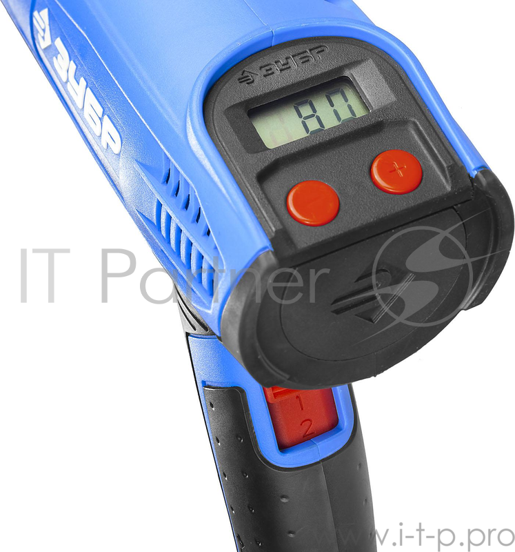 Фен технический ЗУБР ФТ-П2000 М2Д профессионал. керам изол-р жк-дисплей память уставки темпер 2реж