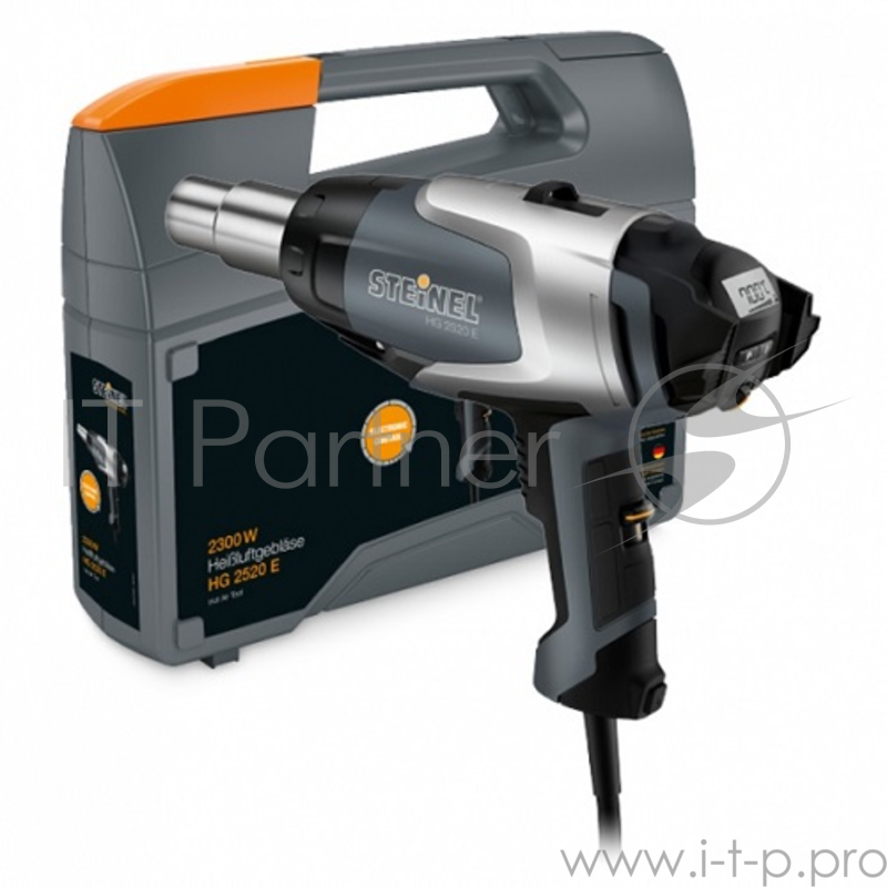 Термовоздуходувка STEINEL HG 2520 E 2300W. бесщеточный. 50-700°C. 150-500 л/мин. ЖК-дисплей. кейс