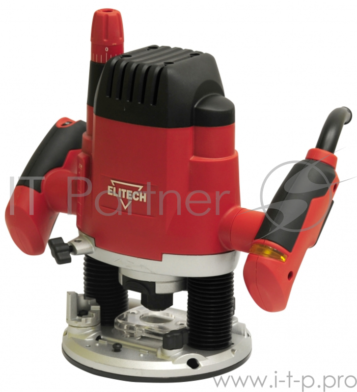 Фрезер ELITECH 179332 Ф 1800Э , Частота оборотов двигателя 11000-23000 об/мин, Вес 4.3 кг, Потребляемая мощность 1800 Вт, Плавный пуск, Цанга 8/12 мм, Рабочий ход фрезы 55 мм, Встроенный патрубок пылесоса.