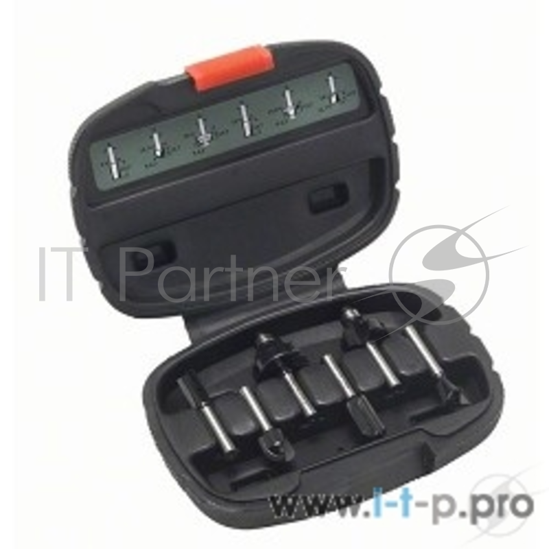 Фрезы (Bosch) Bosch 2607019464 6 НМ-ФРЕЗ SET 6MM-ХВОСТ. PROMOLINE