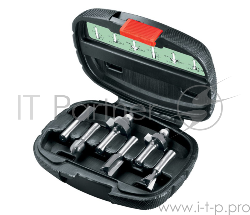 Фрезы (Bosch) Bosch 2607019464 6 НМ-ФРЕЗ SET 6MM-ХВОСТ. PROMOLINE