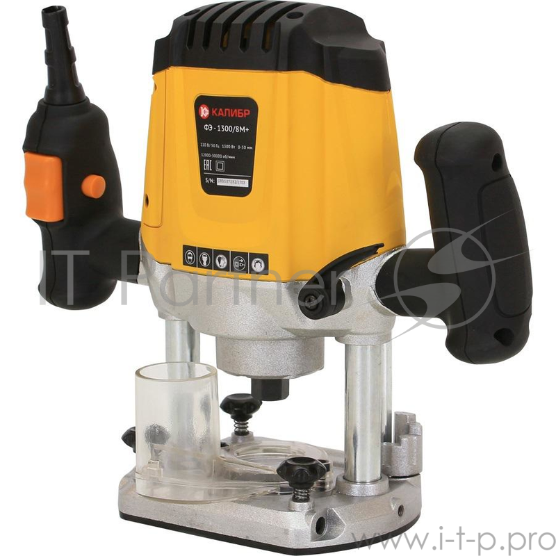 Фрезер КАЛИБР Мастер ФЭ-1300/8М+ 1.3кВт цанга 8мм 0-40мм 10000-28000об/мин
