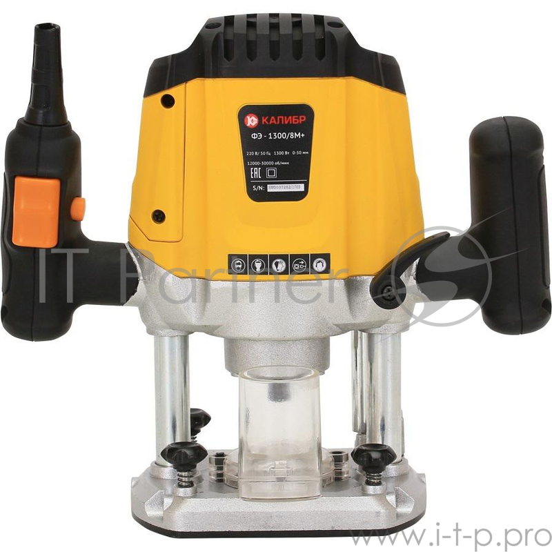 Фрезер КАЛИБР Мастер ФЭ-1300/8М+ 1.3кВт цанга 8мм 0-40мм 10000-28000об/мин