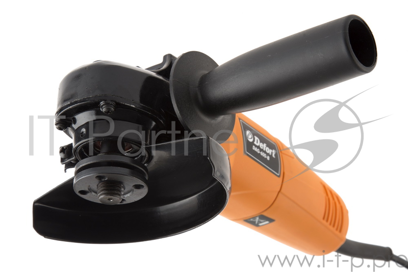 Машина шлифовальная угловая Defort DAG-600-B (Диск 115 мм 600 Вт 11000 об/мин M14 блокировка шпинделя набор аксессуаров 4 шт)