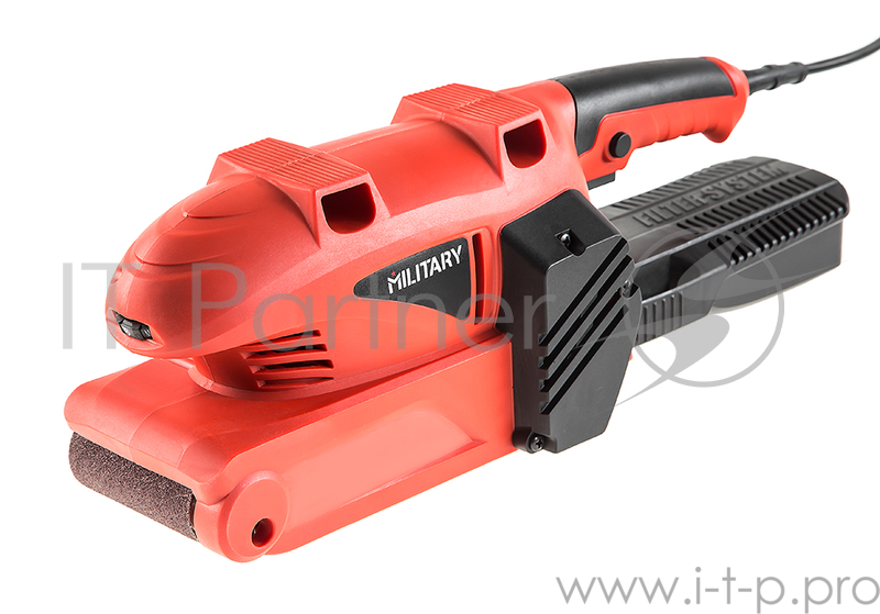 Шлиф. машинка ленточная MILITARY BS600 600Вт, 170-250м/мин, 457х75мм, струбцины (2шт.)
