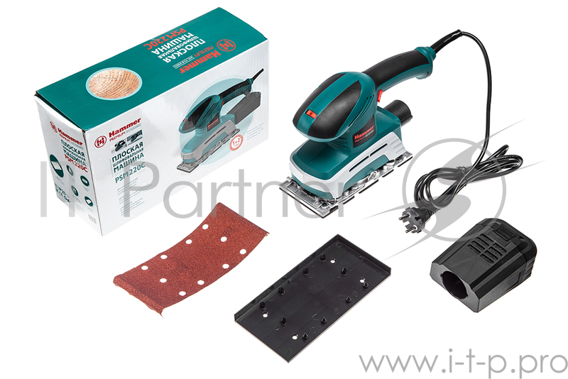 Шлиф.машинка плоская HAMMER PSM220С PREMIUM 220Вт 6000-11000об/мин 90x187мм