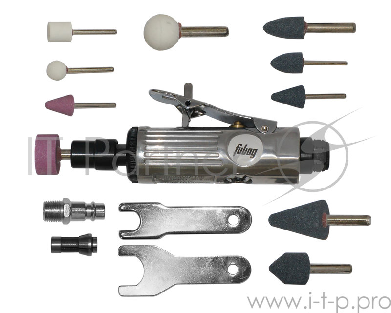 Машинка шлифовальная прямая FUBAG GL103/25000 103л/мин 6бар 25000об/мин набор