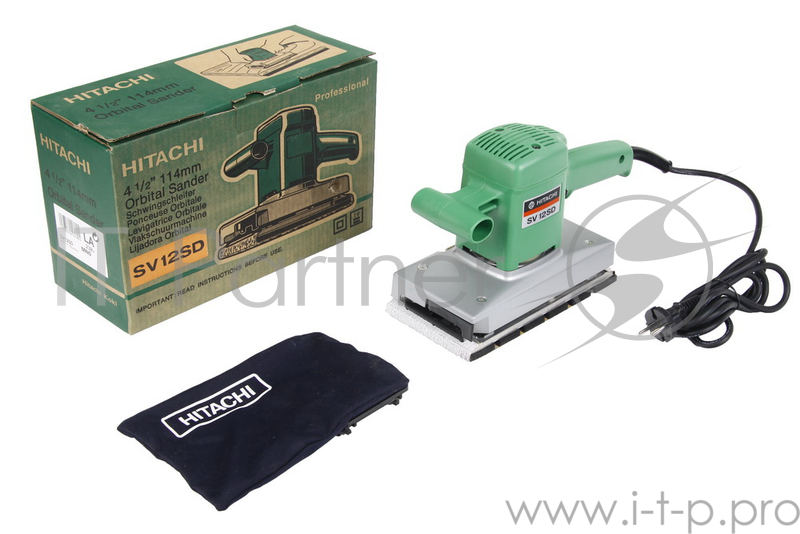 Шлифовальная машинка плоская HITACHI SV12SD 300Вт 28000об/мин 114x228мм