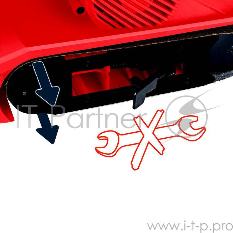 Шлиф.машинка ленточная EINHELL TC-BS 8038 (4466260) 800Вт 0-380об/мин 75х533мм