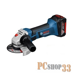 УШМ (болгарка) BOSCH GWS 18 V-LI (0.601.93A.30K) 2х5Ач l-boxx