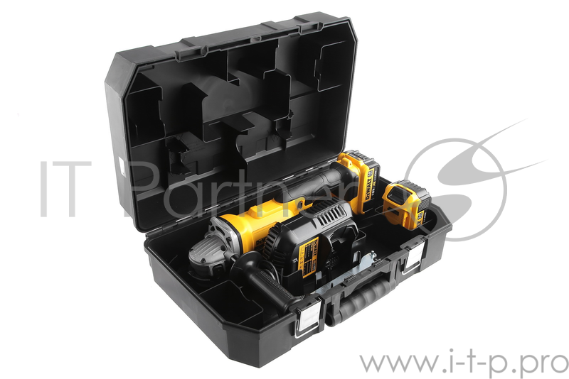 УШМ акк. DeWALT DCG412M2 18.0В 2x4.0Ач LiION 7000об/мин 125мм в кейсе