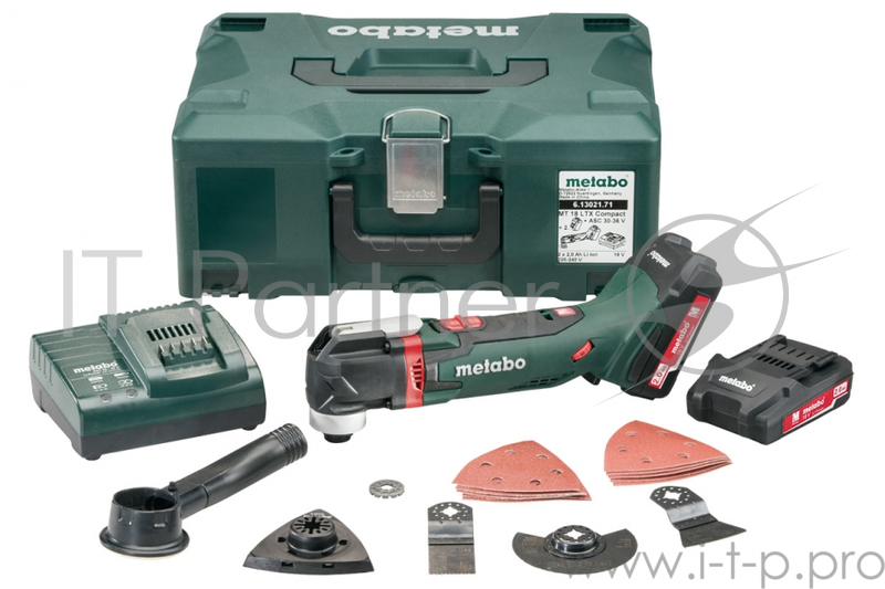 Инструмент многофункциональный METABO MT 18 LTX COMPACT (613021710) 18В 2х2Ач LiION 7000-18000об/ми