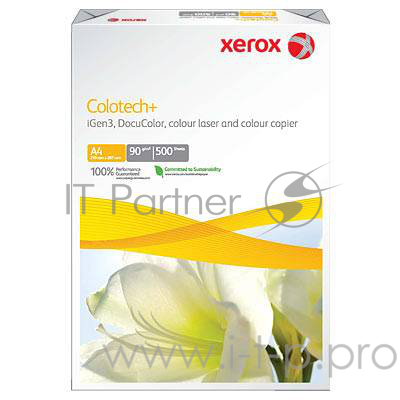 Бумага XEROX 003R98837/003R97988 Бумага XEROX Colotech Plus 170CIE, 90г, A4, 500 листов