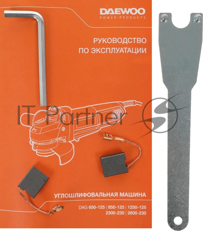 УШМ (болгарка) DAEWOO DAG 2600-230 2600Вт 230мм 6600об/мин