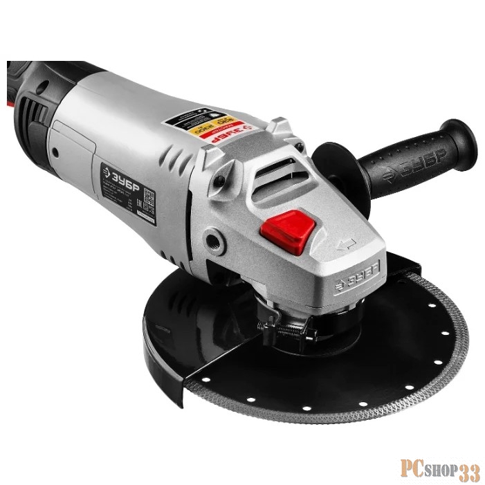 УШМ ЗУБР УШМ-230-2300 ПМ3 плавный пуск, 230 мм, 6000 об/мин, 2300 Вт
